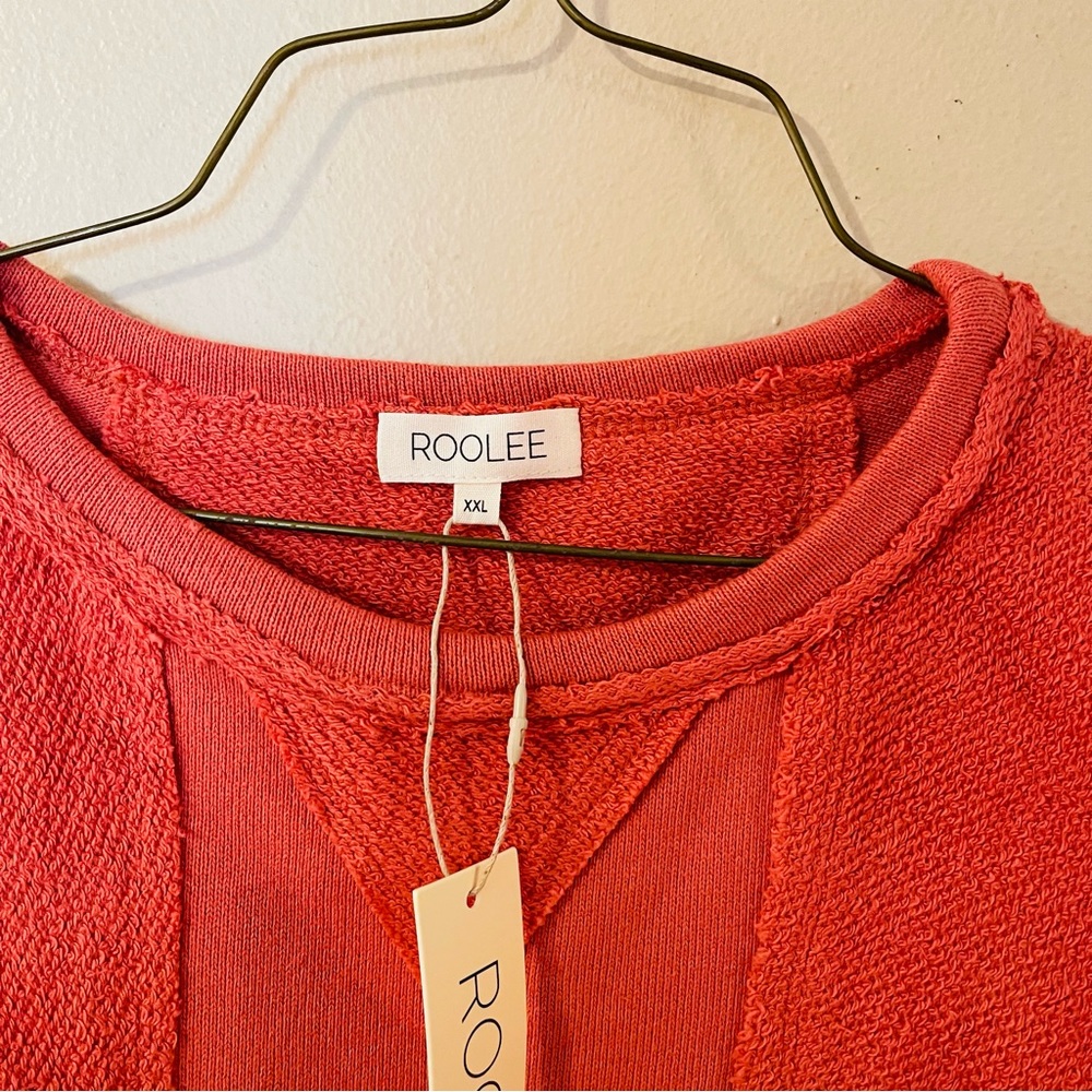 NWT Roolee Raspberry Red Boxy Top - Picture 2 of 6